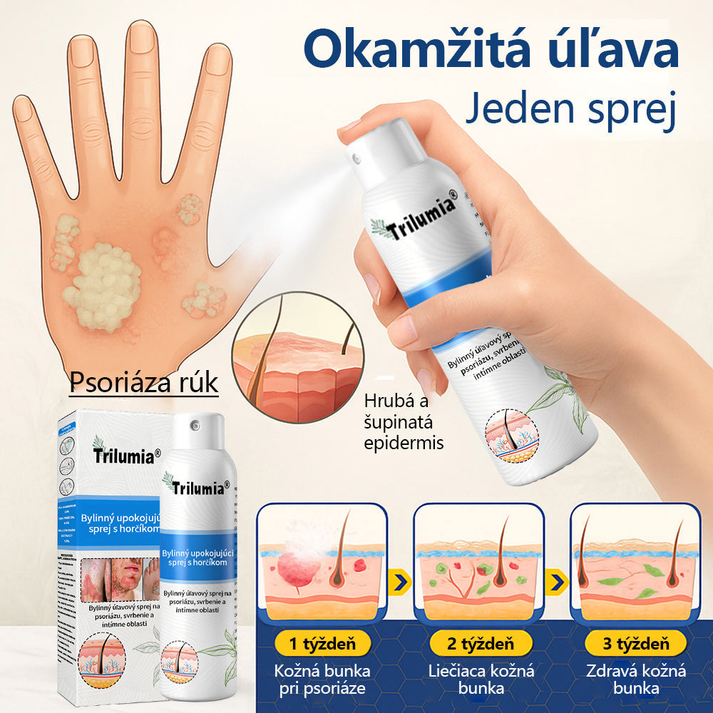 ✨Oficiálny obchod: Trilumia®Horčíkový bylinný sprej na psoriázu⚕️certifikované FDA (úľava od psoriázy a ekzému, zlepšenie bakteriálnych infekcií v oblasti genitálií a liečba akné a tmavých škvŕn)🌾🌾