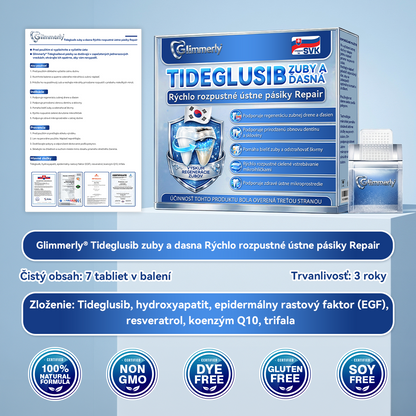 𝐺𝑙𝑖𝑚𝑚𝑒𝑟𝑙𝑦®😁Tideglusib zuby a dasna Rýchlo rozpustné ústne pásiky Repair🦷🦷