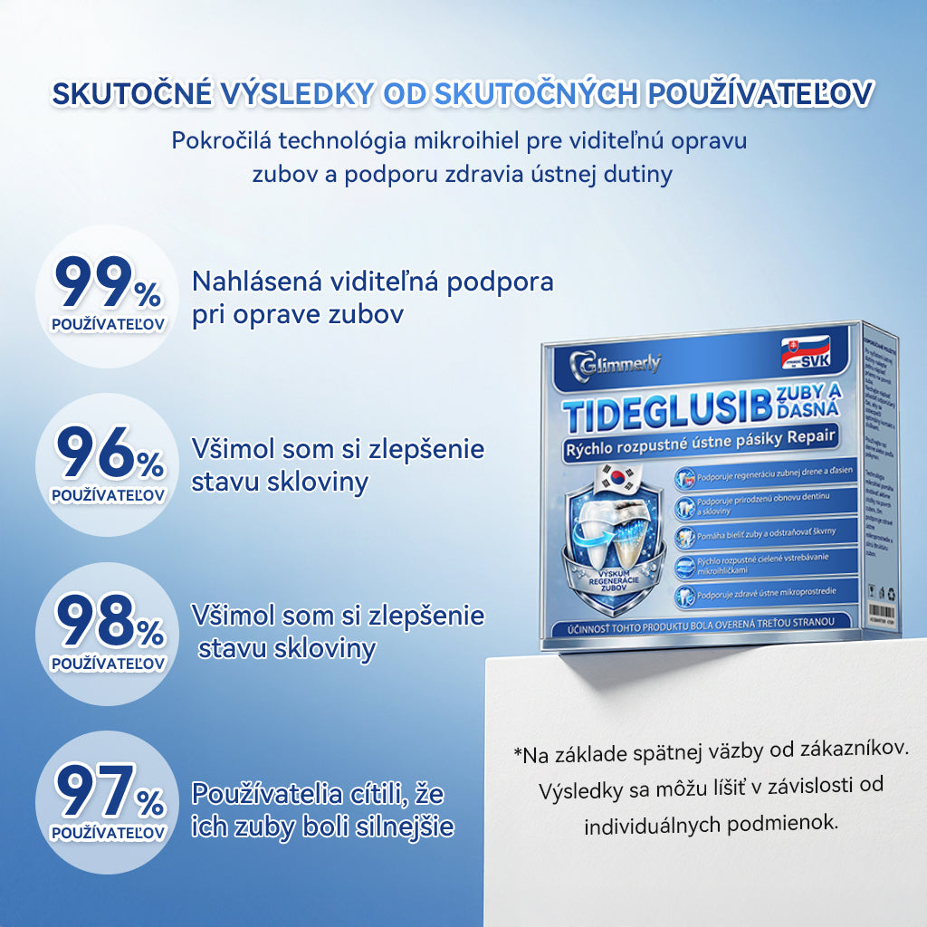 𝐺𝑙𝑖𝑚𝑚𝑒𝑟𝑙𝑦®😁Tideglusib zuby a dasna Rýchlo rozpustné ústne pásiky Repair🦷🦷
