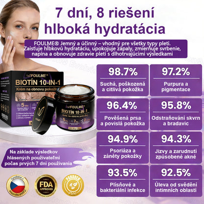 Vyrobené a dodávané z Slovensko ✨⚡ Evolvion® Biotin 10-v-1 krém na regeneráciu pokožky