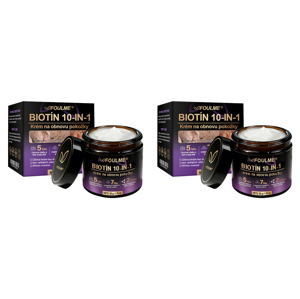 Vyrobené a dodávané z Slovensko ✨⚡ Evolvion® Biotin 10-v-1 krém na regeneráciu pokožky
