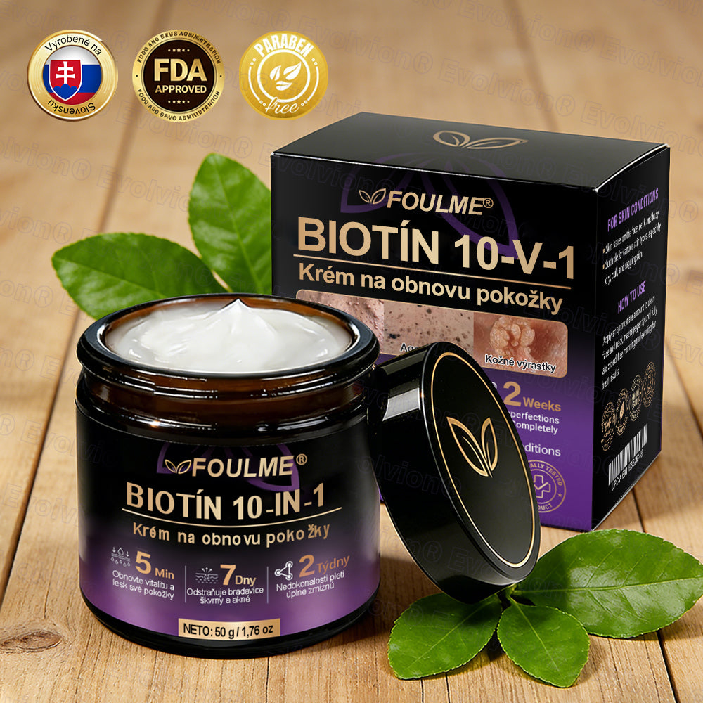 Vyrobené a dodávané z Slovensko ✨⚡ Evolvion® Biotin 10-v-1 krém na regeneráciu pokožky