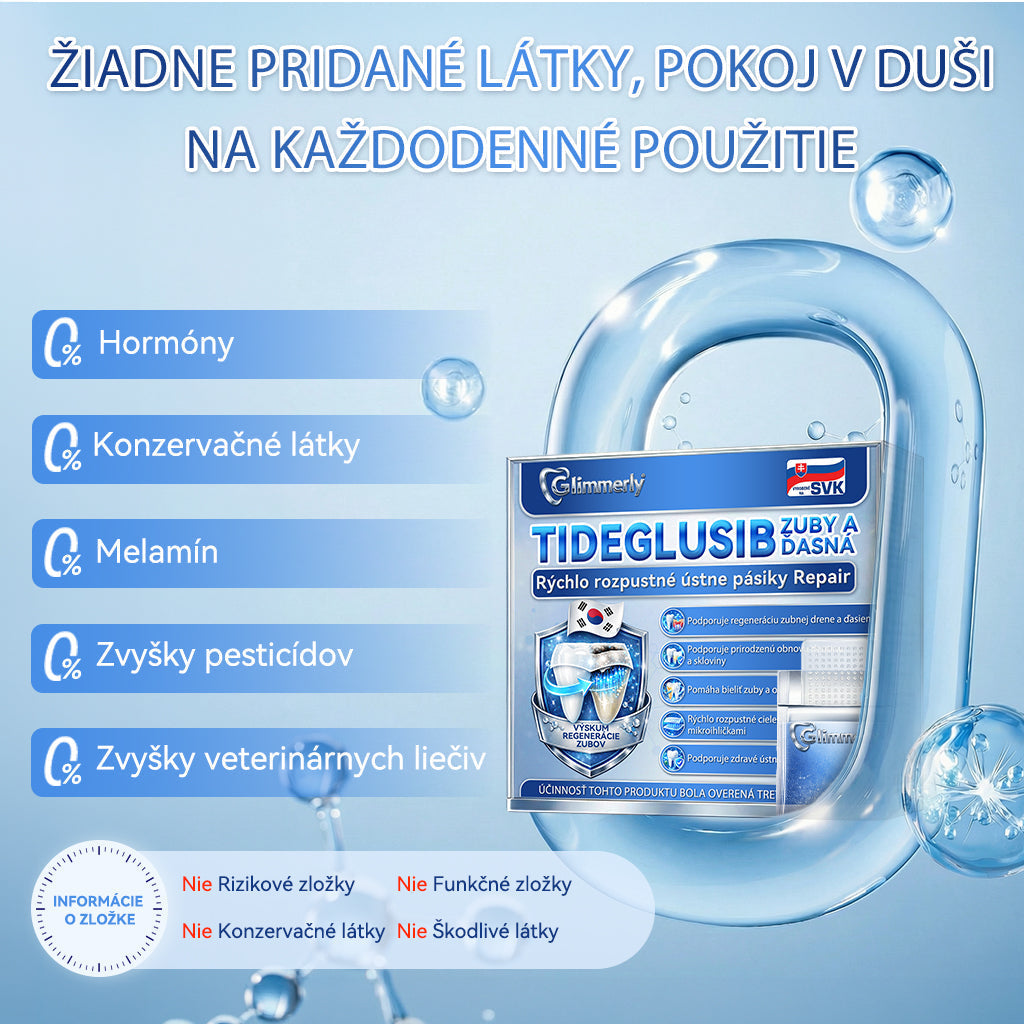 𝐺𝑙𝑖𝑚𝑚𝑒𝑟𝑙𝑦®😁Tideglusib zuby a dasna Rýchlo rozpustné ústne pásiky Repair🦷🦷
