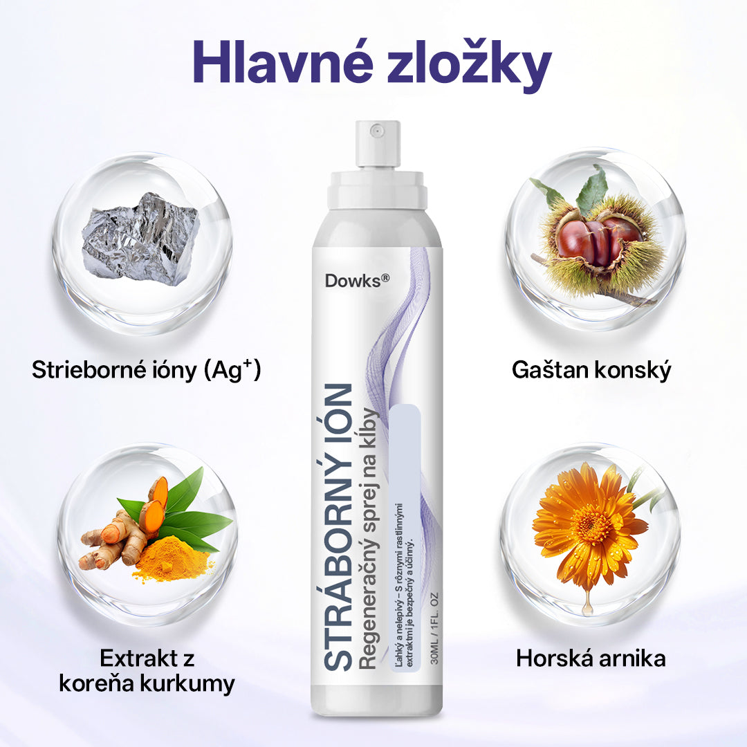 Dowks® sprej na kĺby so striebornými iónmi